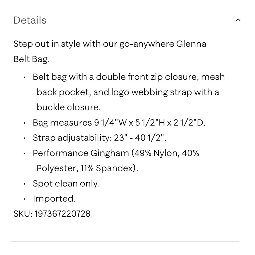 NWT Glenna Belt Bag Fauna Green - Picture 6 of 13